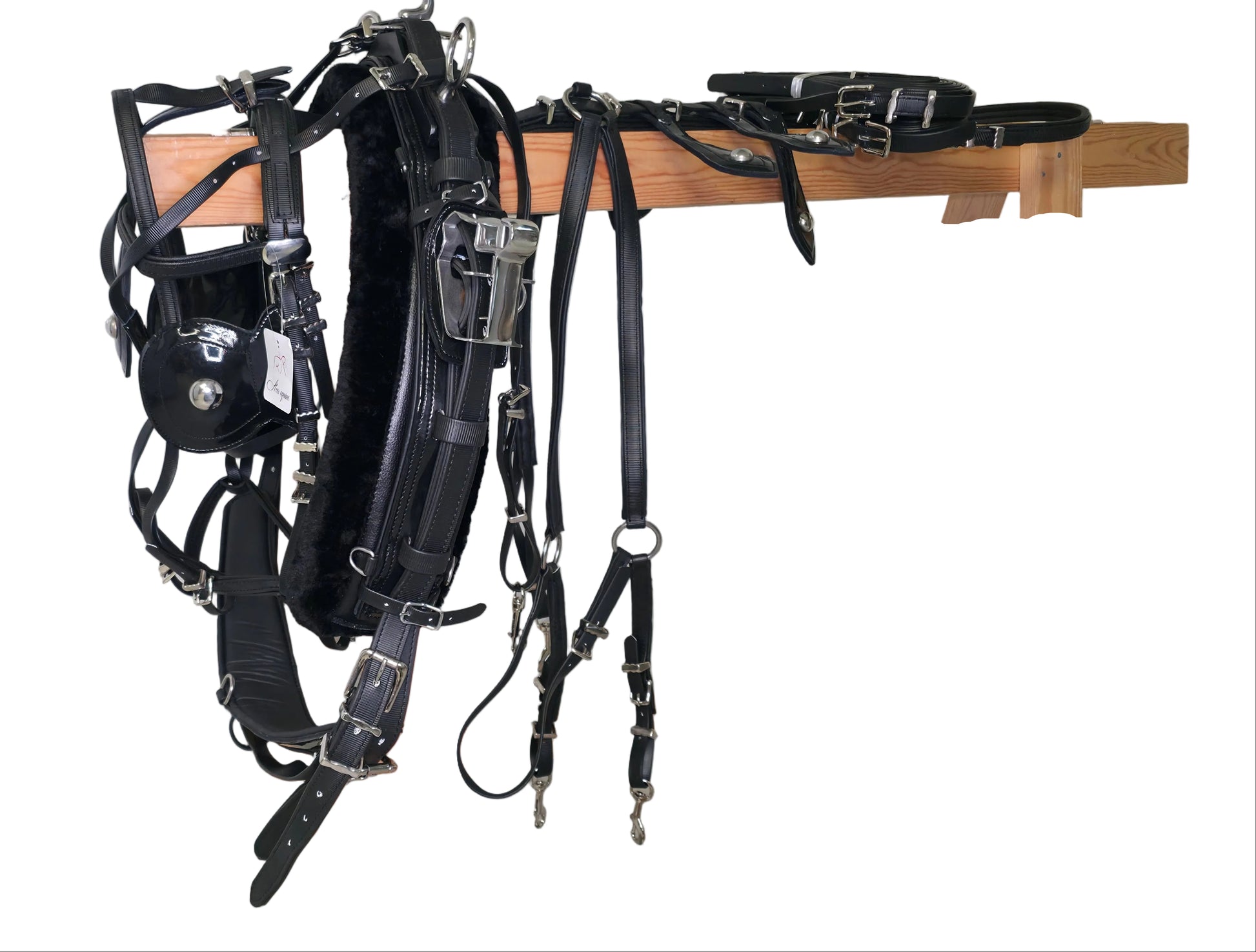 Quick Hitch Trotting Horse Harness Black