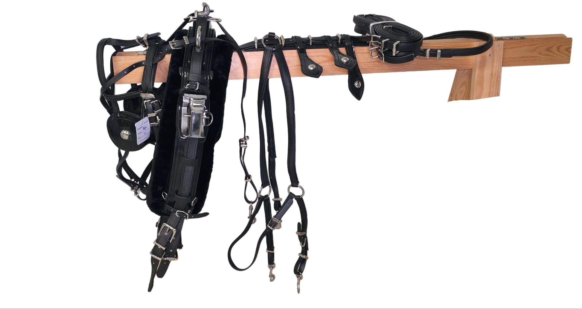 Quick Hitch Trotting Horse Harness Black