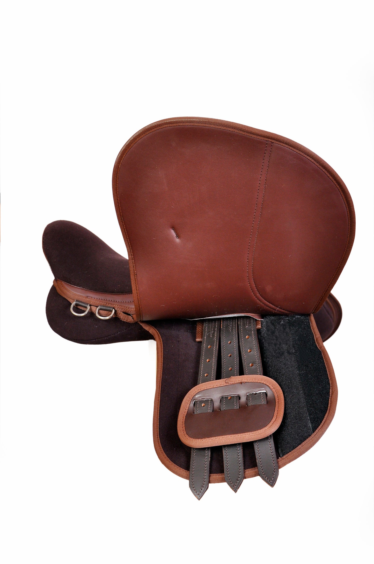 Synthetic Leather Horse saddle Brown Suede seat general purpose