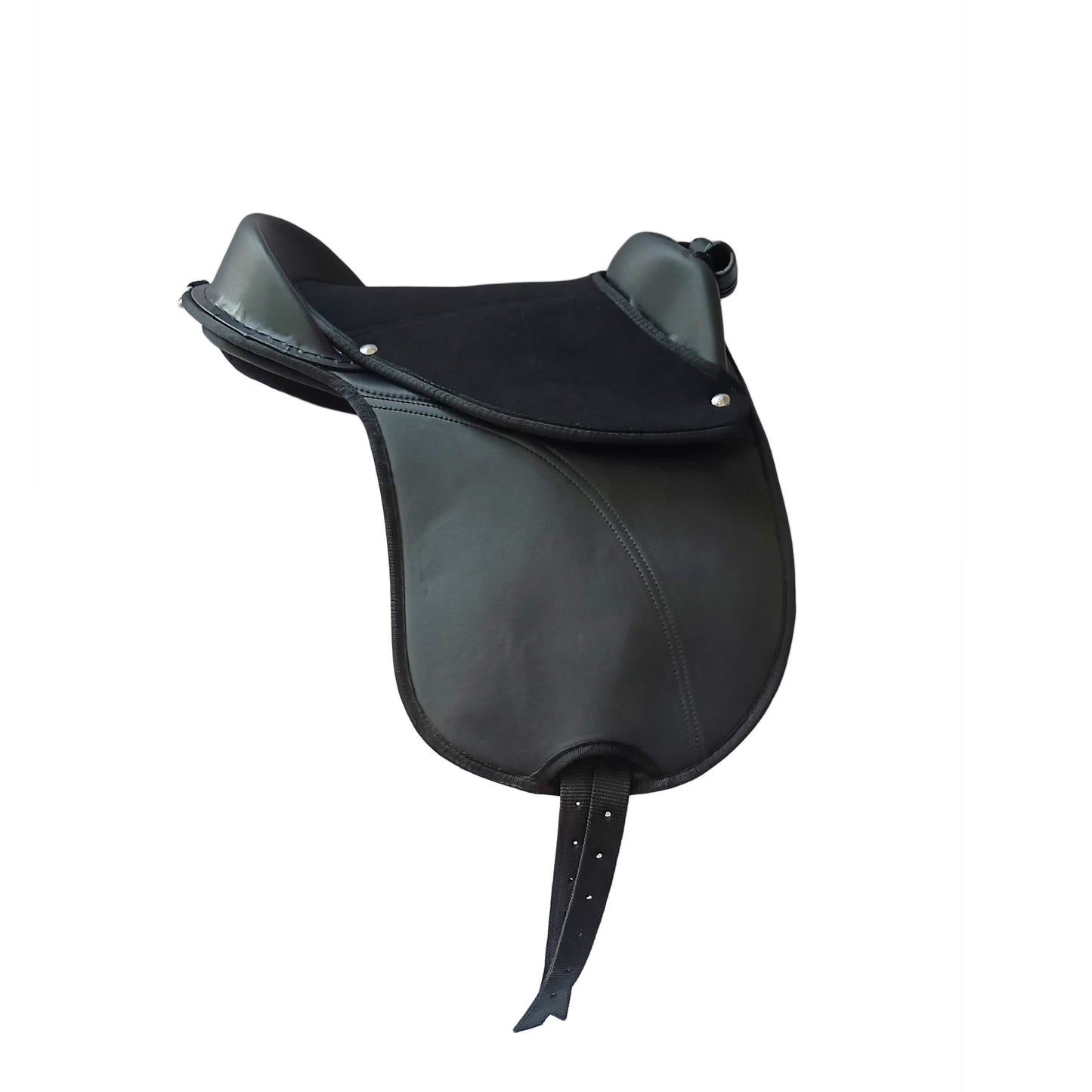 Kids Pony Synthetic Leather Saddle Set Suede Seat