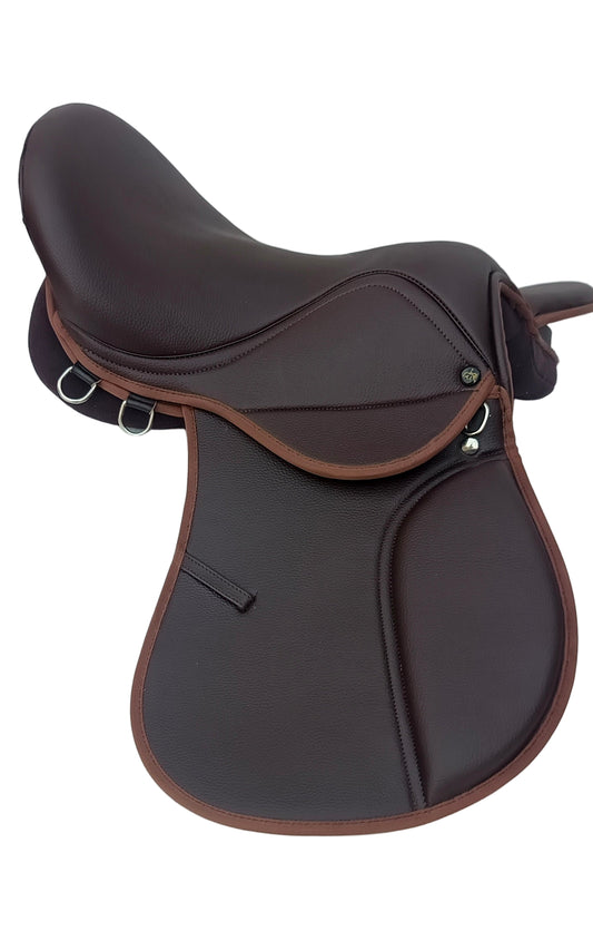 Synthetic Leather Horse Saddle Brown General Purpose