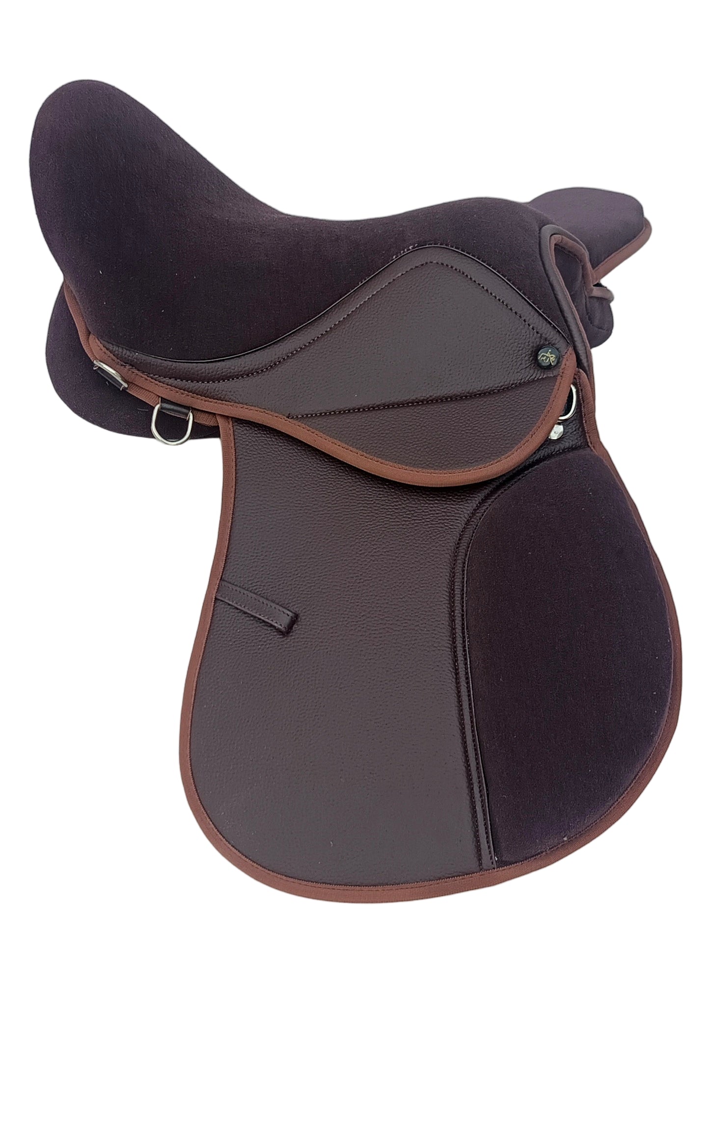 Synthetic Leather Horse saddle Brown Suede seat general purpose