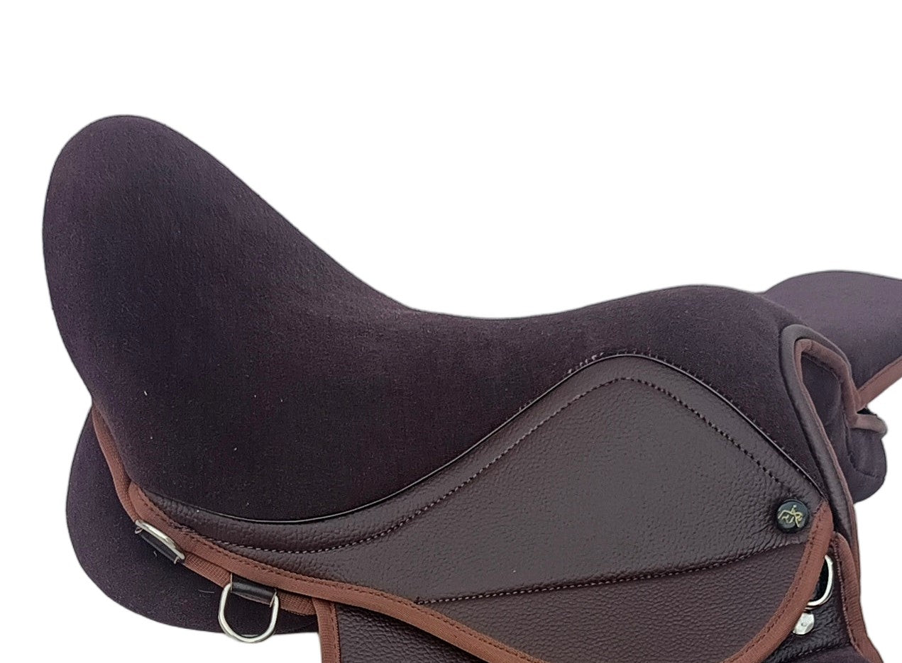 Synthetic Leather Horse saddle Brown Suede seat general purpose