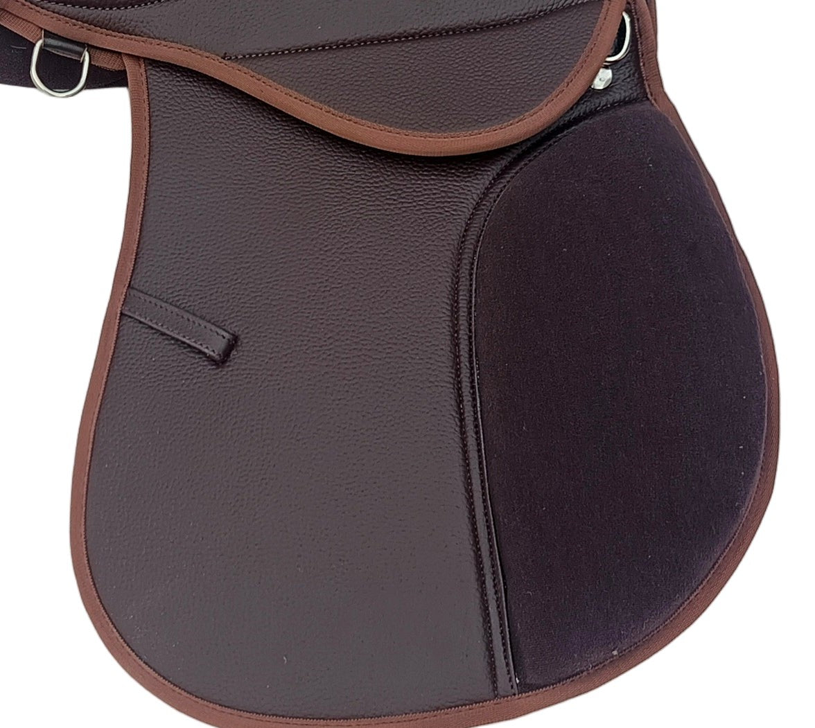Synthetic Leather Horse saddle Brown Suede seat general purpose