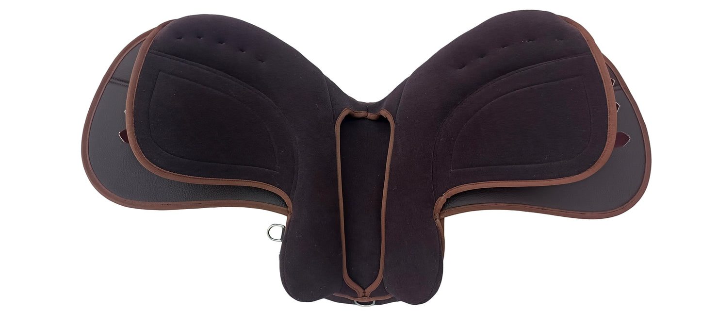 Synthetic Leather Horse saddle Brown Suede seat general purpose
