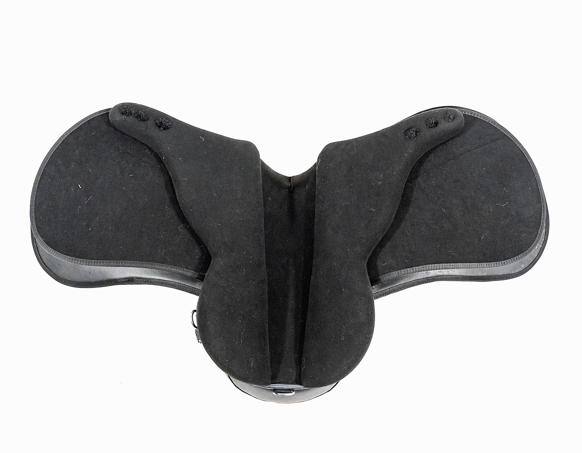 Synthetic Leather Treeless Horse Saddle Lightweight Durable Riding Saddle Black Sizes 14 15 16 17 Inch