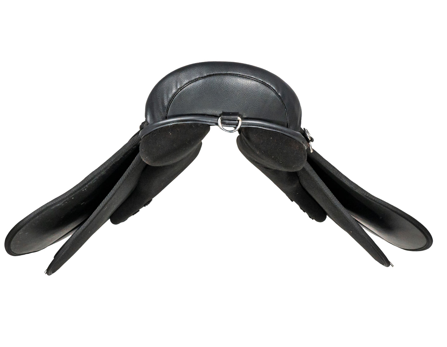 Synthetic Leather Treeless Horse Saddle Lightweight Durable Riding Saddle Black Sizes 14 15 16 17 Inch