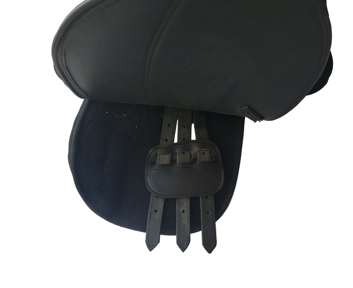 Synthetic Leather Self Adjusting All Purpose Saddle with Changeable Gullet Black size 14 15 16 and 17