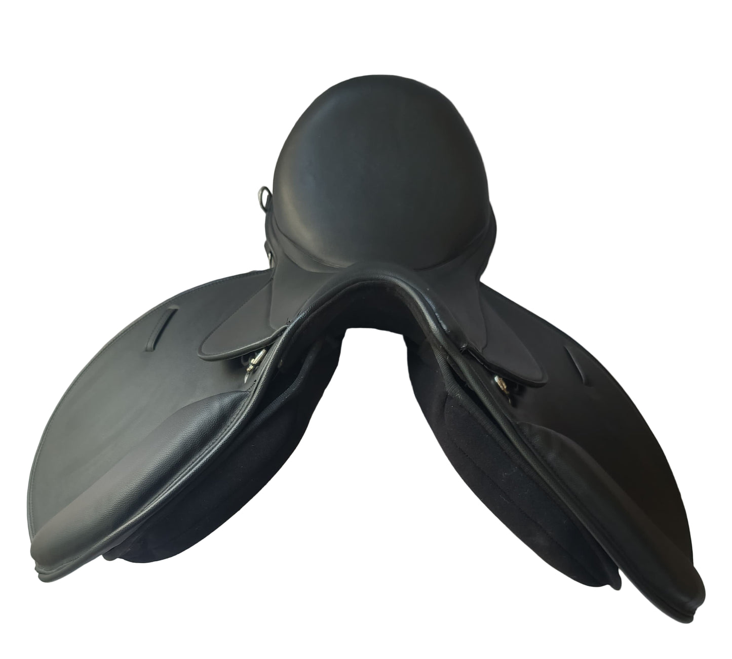 Synthetic Leather Self Adjusting All Purpose Saddle with Changeable Gullet Black size 14 15 16 and 17