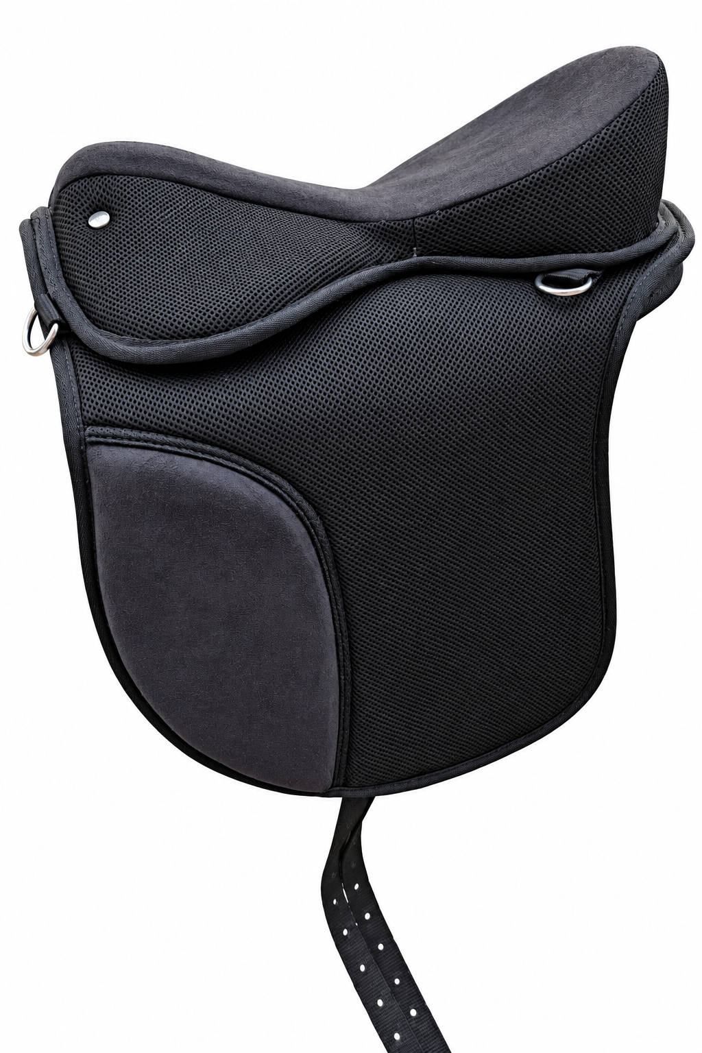 Synthetic Treeless Horse Saddle with Girth 16 and 17 Inch Sizes Available