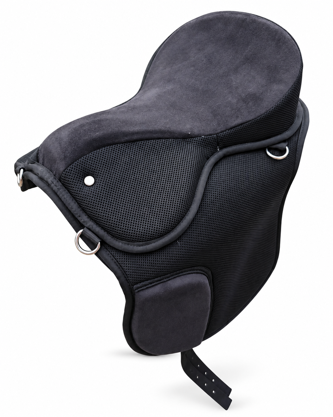 Synthetic Treeless Horse Saddle with Girth 16 and 17 Inch Sizes Available