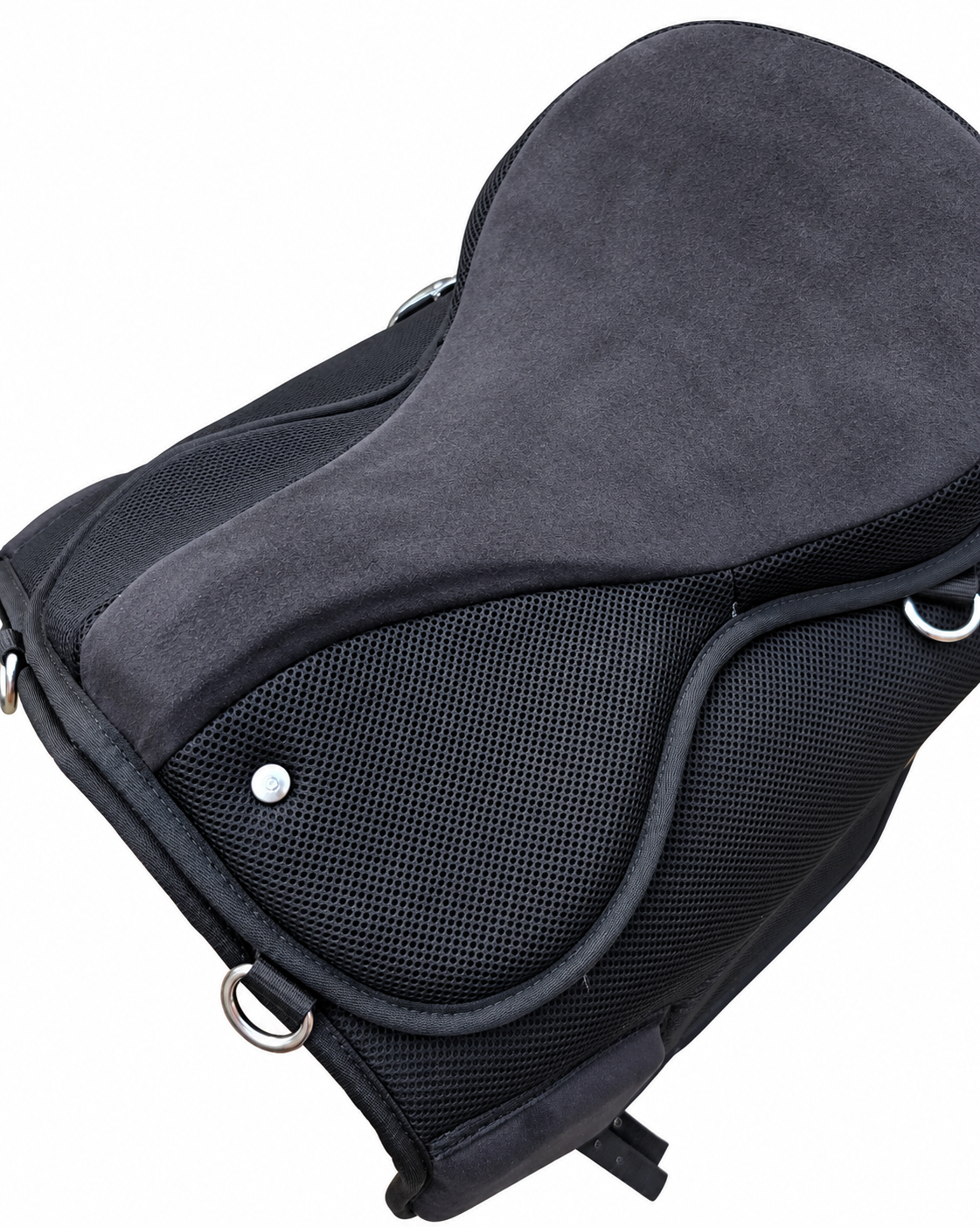 Synthetic Treeless Horse Saddle with Girth 16 and 17 Inch Sizes Available