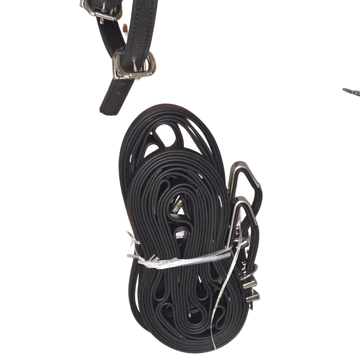 Quick Hitch Harness Trade Deluxe Heavy Black Yellow Colour Cob and Pony Size