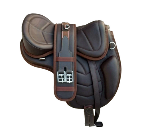Leather Treeless Horse Freemax Saddle 