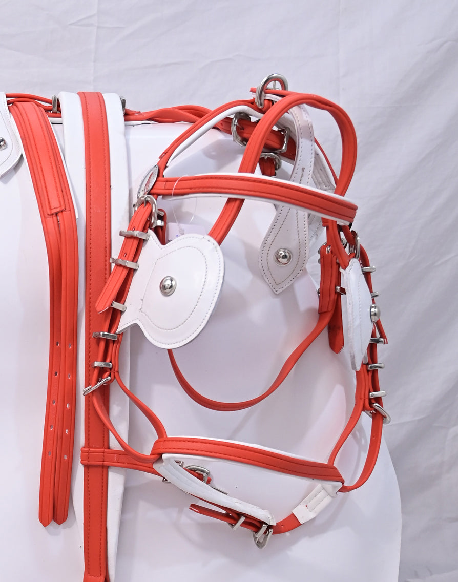 Breaching Tiedown Harness Red and White