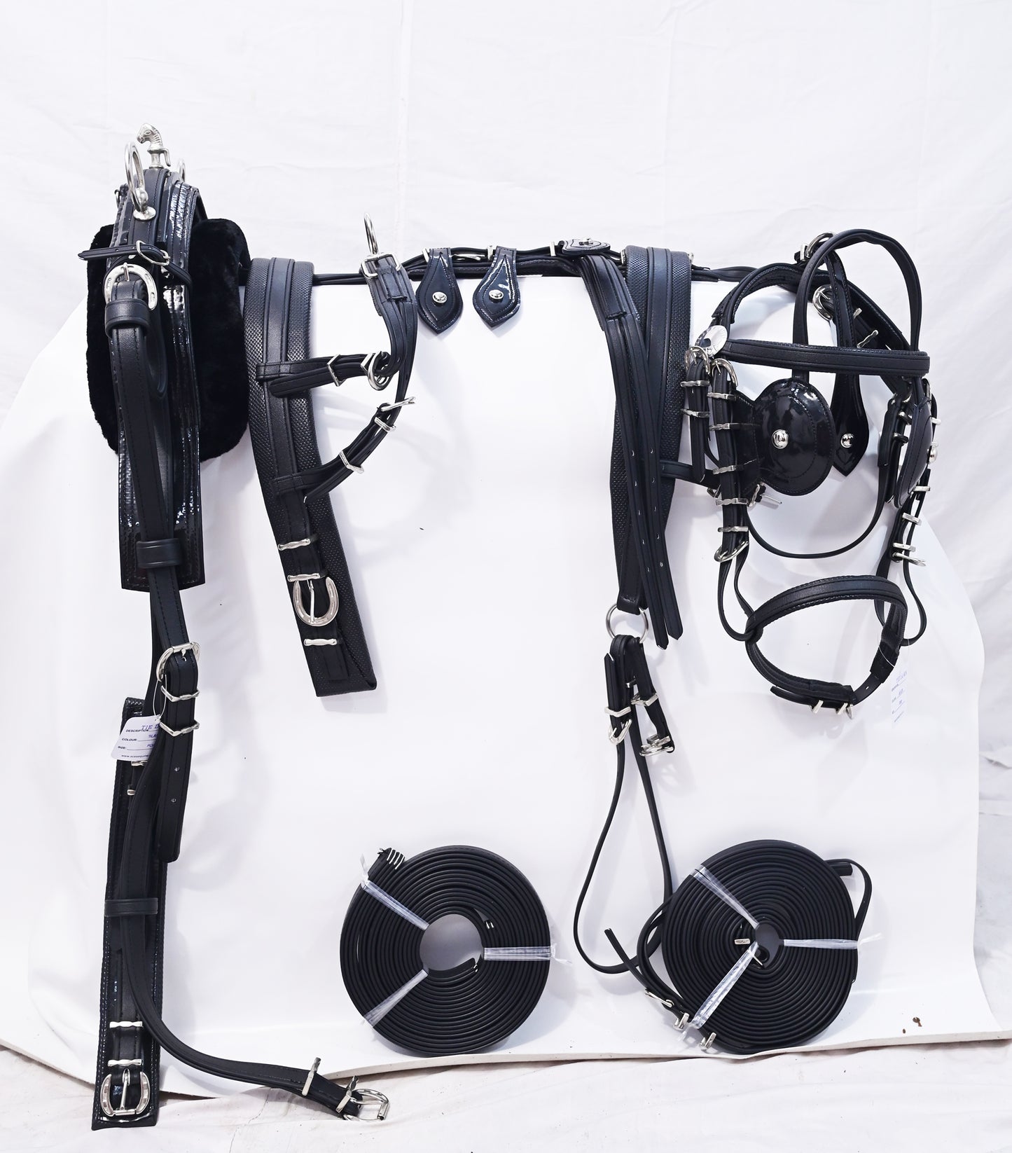 Breaching Harness Black Colour size Full Cob and Pony