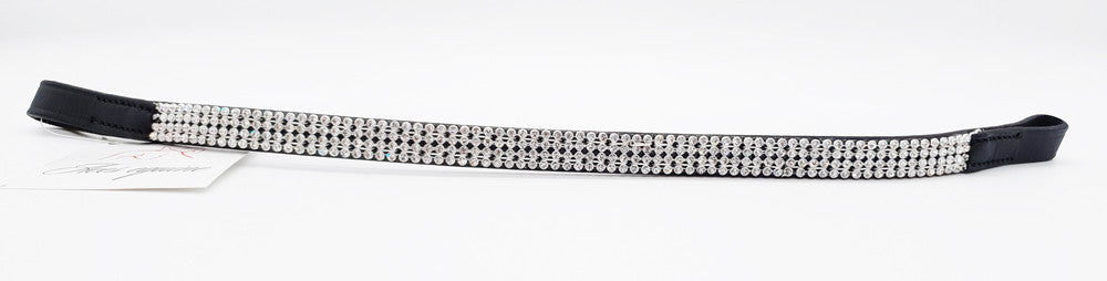 Horse-bling-sparkling-browband-silver-st